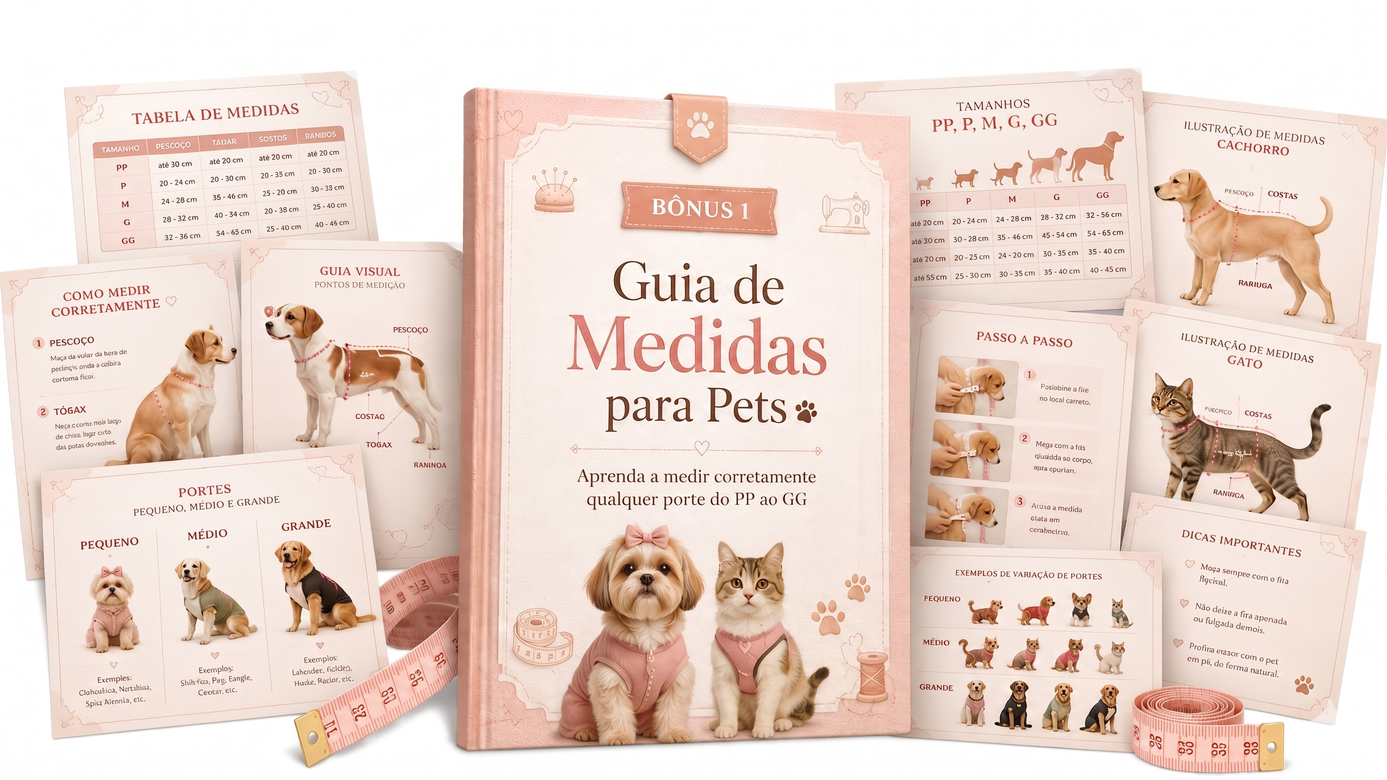 Guia de Medidas para Pets